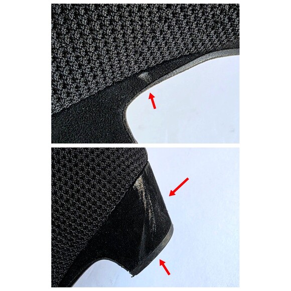 EILEEN FISHER Women's Black Purl Recycled Stretch Knit Sock Booties Sz 7.5 - Picture 12 of 13